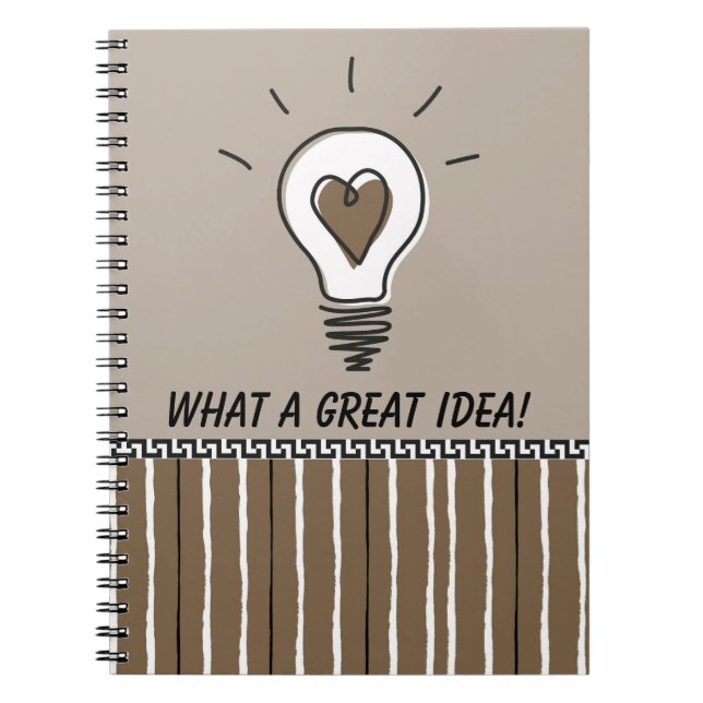 Caderno Espiral What A Great Idea! - Notebook (Frente)