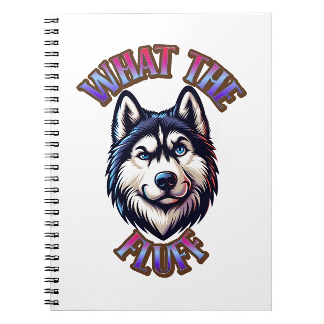 Caderno Espiral What The Fluff (Frente)