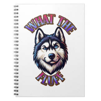 Caderno Espiral What The Fluff Spiral Notebook
