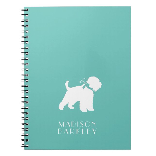 Caderno Espiral Wheaten Terrier Dog Puppy (Frente)