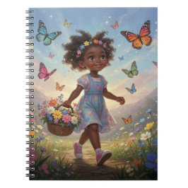 Caderno Espiral Whimsical Girl Notebook
