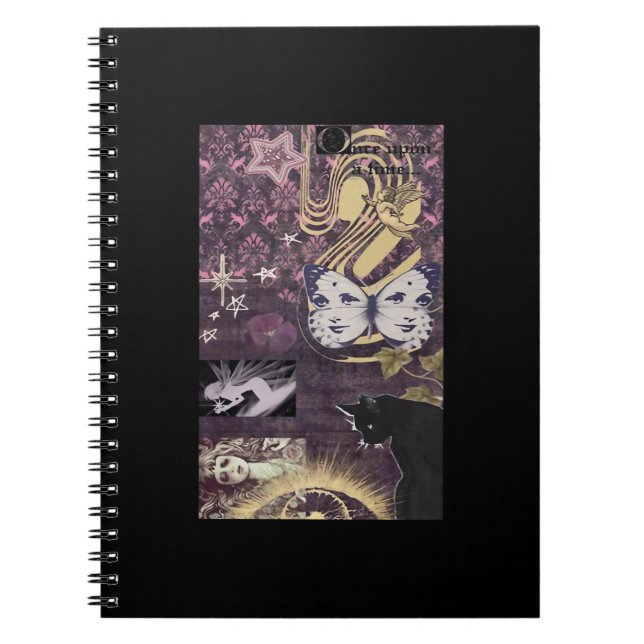 Caderno Espiral Whimsigoth Aestético Oversize (Frente)