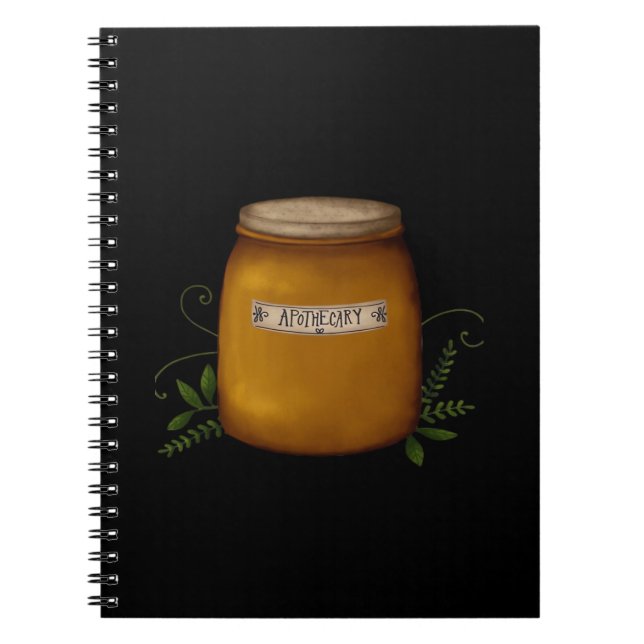 Caderno Espiral Whimsigoth Apothecary Jar (Frente)