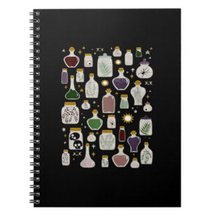 Caderno Espiral Whimsigoth Apothecary Para Luzes