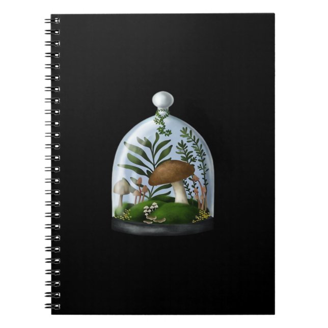 Caderno Espiral Whimsigoth Apothecary Terrarium (Frente)
