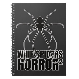 Caderno Espiral Whip Spiders Whip Scorpion Amblypygi - Entomologia