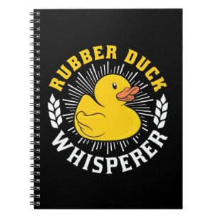 Caderno Espiral Whisperer de Pato de Borracha