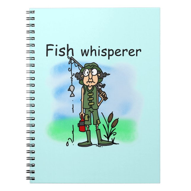 Caderno Espiral Whisperer dos peixes (Frente)