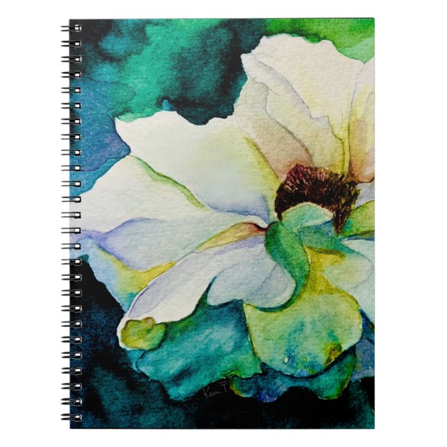 Caderno Espiral White Rose Notebook (Frente)