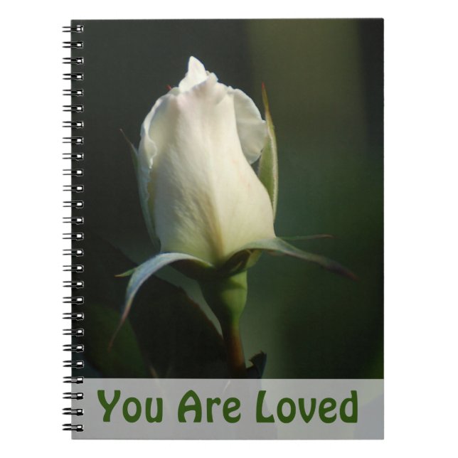 Caderno Espiral White Rosebud (Frente)