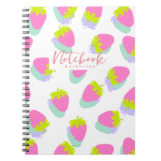 Caderno Espiral White Strawberry (Frente)
