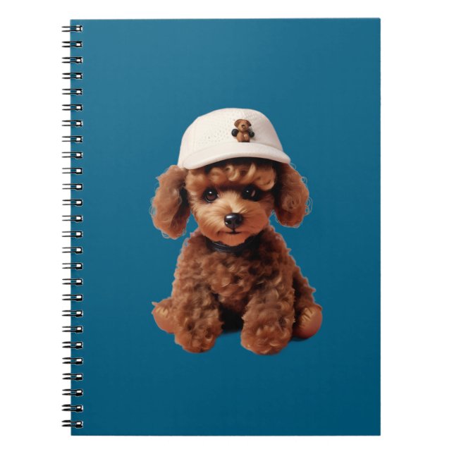 Caderno Espiral White Teacup Poodle Folder (Frente)