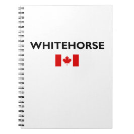 Caderno Espiral Whitecavalo Canadá Flag Light-Color