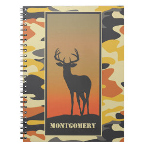 Caderno Espiral Whitetail Deer e Camo Spiral
