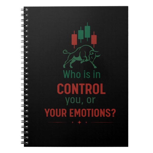 Caderno Espiral Who Is in Control? – Trading Psychology (Frente)