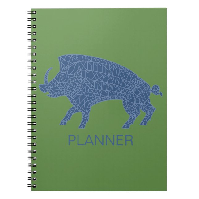 Caderno Espiral Wild Boar com Runes (Frente)