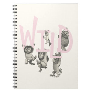 Caderno Espiral WILD Coisas Selvagens e Máx. - Rosa