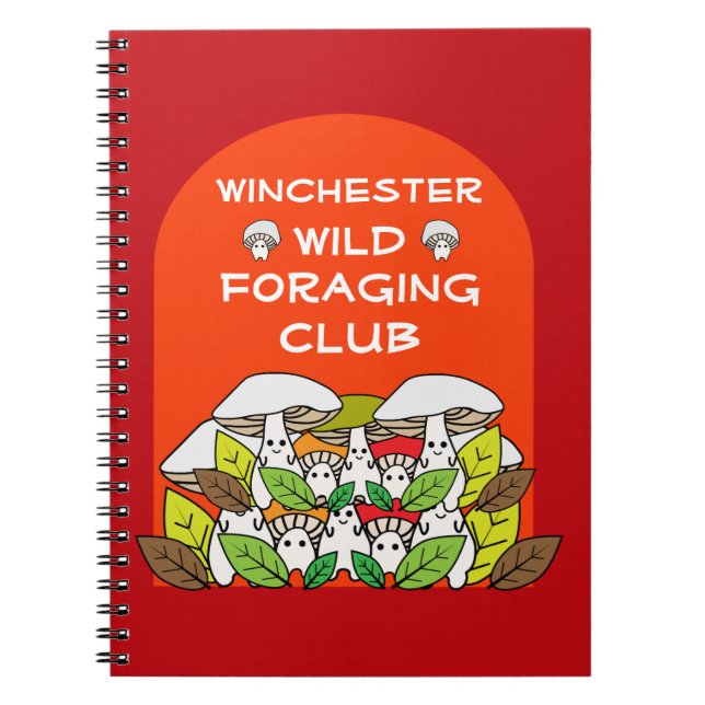 Caderno Espiral Wild Foraging Group (Frente)