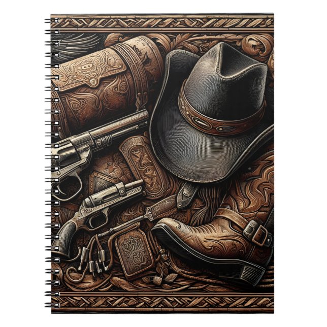 Caderno Espiral Wild West Treasures (Frente)