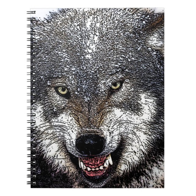 Caderno Espiral Wild Wolf (Frente)