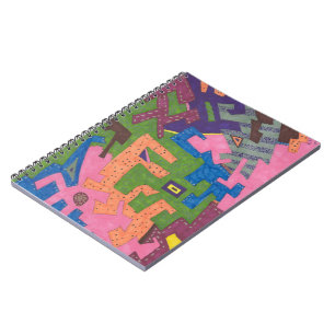 Caderno Espiral "WildLife" Abstrato Art