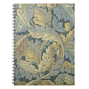 Caderno Espiral William Morris Acanthus Deixa Arte Floral Nouveau
