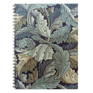 Caderno Espiral William Morris Acanthus Wallpaper Folhas