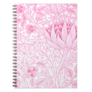 Caderno Espiral William Morris Artichoke Pale Pink