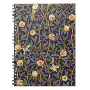Caderno Espiral William Morris Bird E Pomegranato
