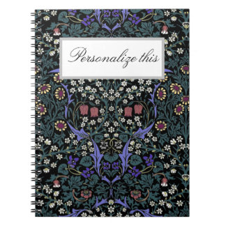 Caderno Espiral William Morris Blackthorn Vitoriano Personalizado
