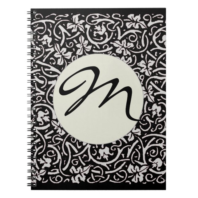 Caderno Espiral William Morris Grapevine Vine Leaf Patterno (Frente)