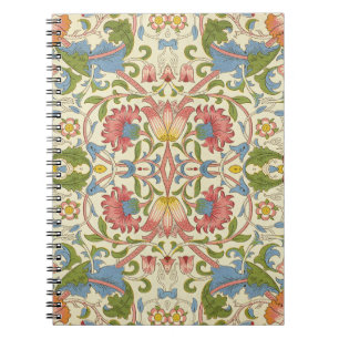 Caderno Espiral William Morris Loddon Blossom Padrões Florais