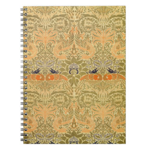 Caderno Espiral William Morris Peacock & Dragon Arts & Artesanatos