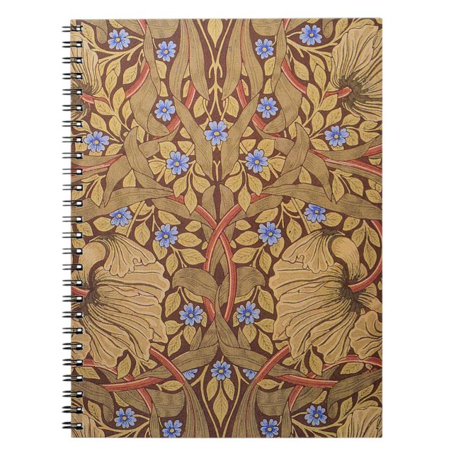 Caderno Espiral William Morris Pimpernel (Frente)