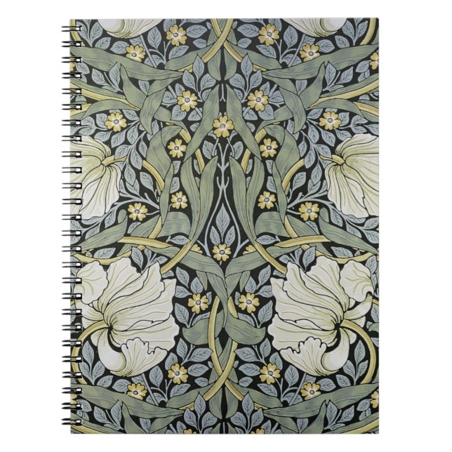 Caderno Espiral William Morris - Pimpernel Pattern Design (Frente)