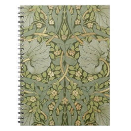 Caderno Espiral William Morris Pimpernel Vintage Pattern