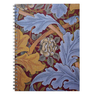 Caderno Espiral William Morris Rua James Acanthus Wallpaper
