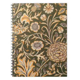 Caderno Espiral william morris wallpaper cherwell design