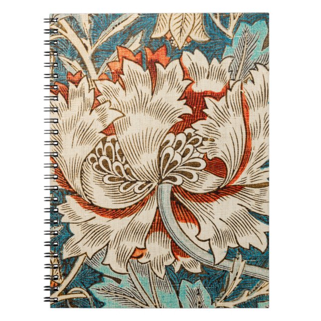 Caderno Espiral William Morris's Honeysuckle (1876) (Frente)
