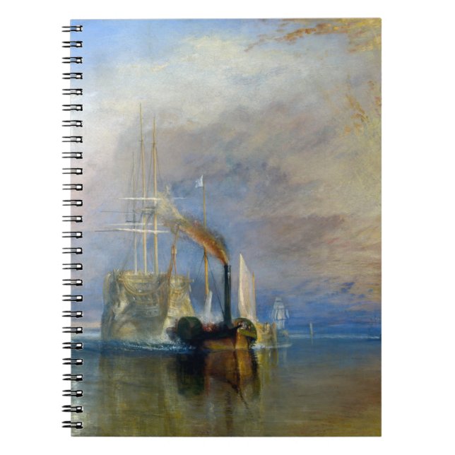 Caderno Espiral William Turner - O Fighting Temeraire (Frente)