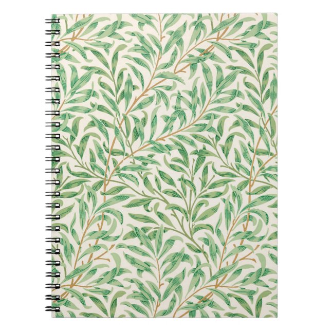 Caderno Espiral Willow Bough William Morris Pattern (Frente)