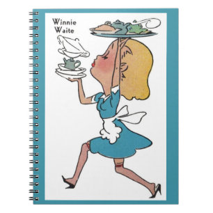 Caderno Espiral Winnie Waite, o garçonete ocupado