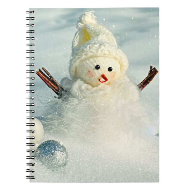 Caderno Espiral Winter Whimsy Snowman (Frente)