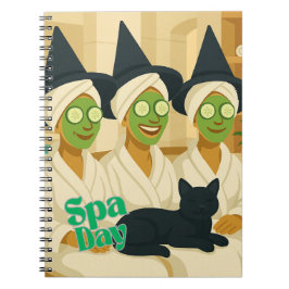 Caderno Espiral Witch Spa Day Funny Humor 