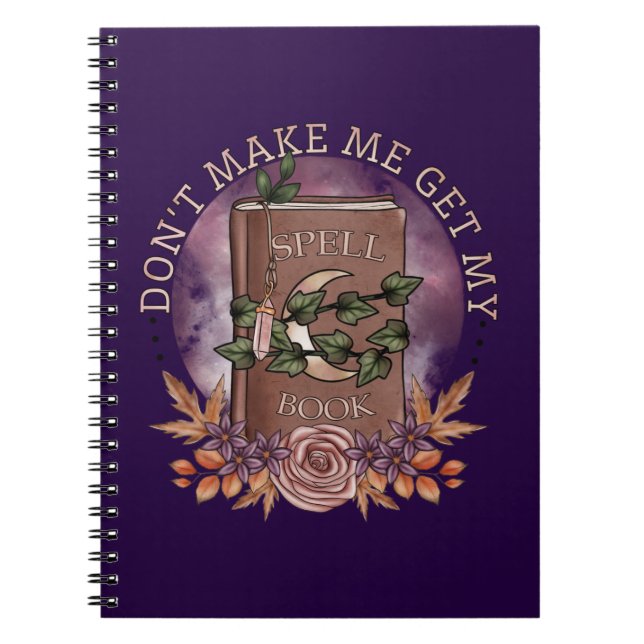 Caderno Espiral Witchy Spell Book (Frente)
