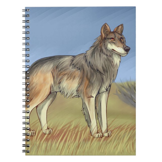 Caderno Espiral Wolf mexicano (Frente)
