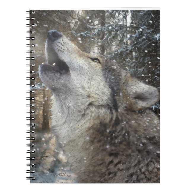 Caderno Espiral Wolf Song - Pastel (Frente)