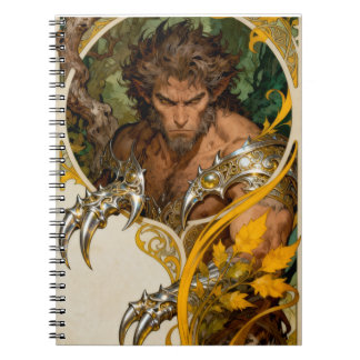 Caderno Espiral Wolverine Art Nouveau