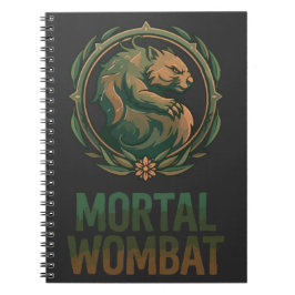 Caderno Espiral Wombat Mortal