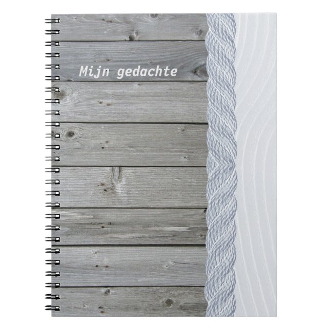 Caderno Espiral Wood dream (Frente)